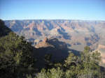 Our first glimpse of the Canyon