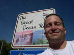 The start of the Great Ocean Road