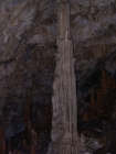 One of the many columns in the cavern